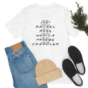 Eat like Joey-Unisex Jersey Short Sleeve Tee
