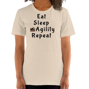 Eat Sleep Agility Repeat with Jump T-Shirt - Light
