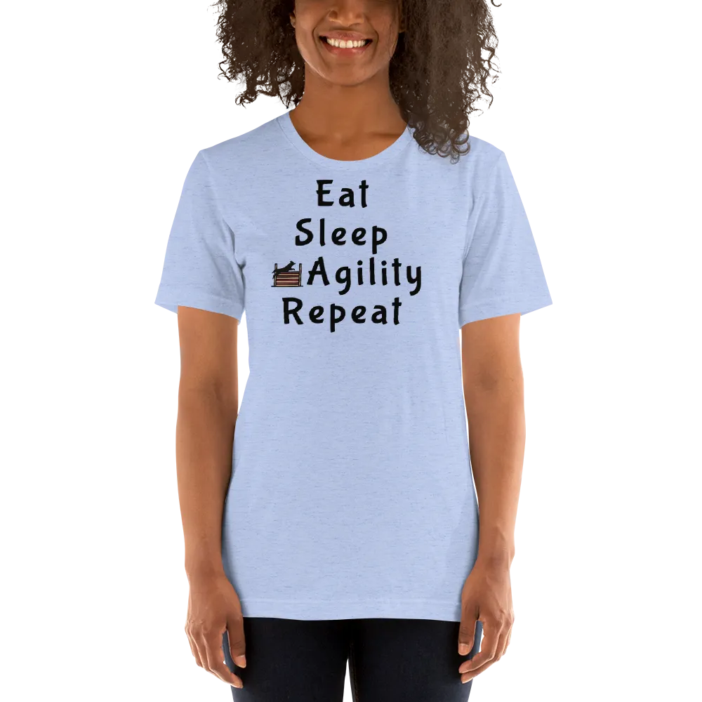 Eat Sleep Agility Repeat with Jump T-Shirt - Light