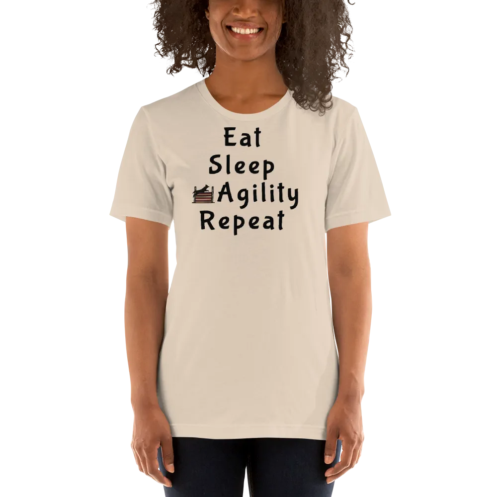 Eat Sleep Agility Repeat with Jump T-Shirt - Light