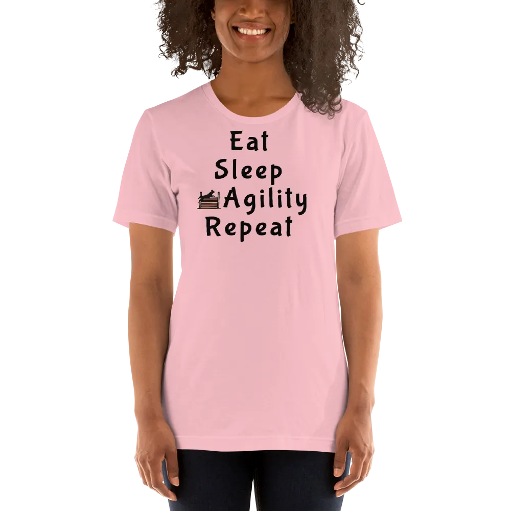Eat Sleep Agility Repeat with Jump T-Shirt - Light