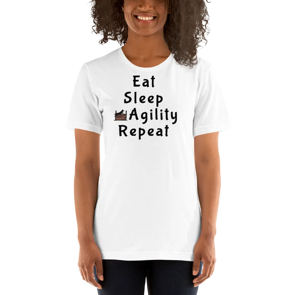 Eat Sleep Agility Repeat with Jump T-Shirt - Light