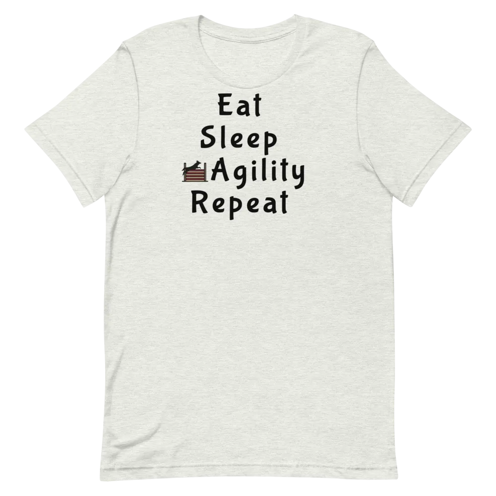 Eat Sleep Agility Repeat with Jump T-Shirt - Light