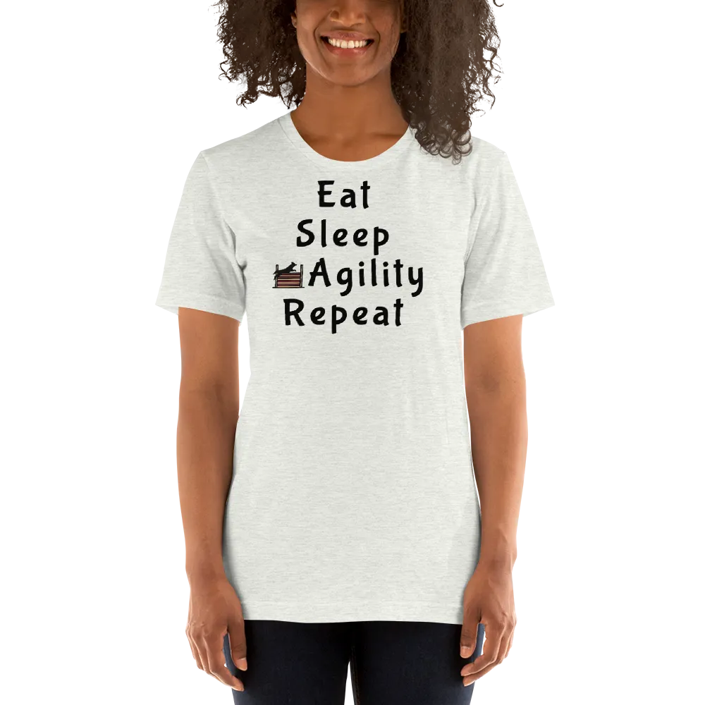 Eat Sleep Agility Repeat with Jump T-Shirt - Light