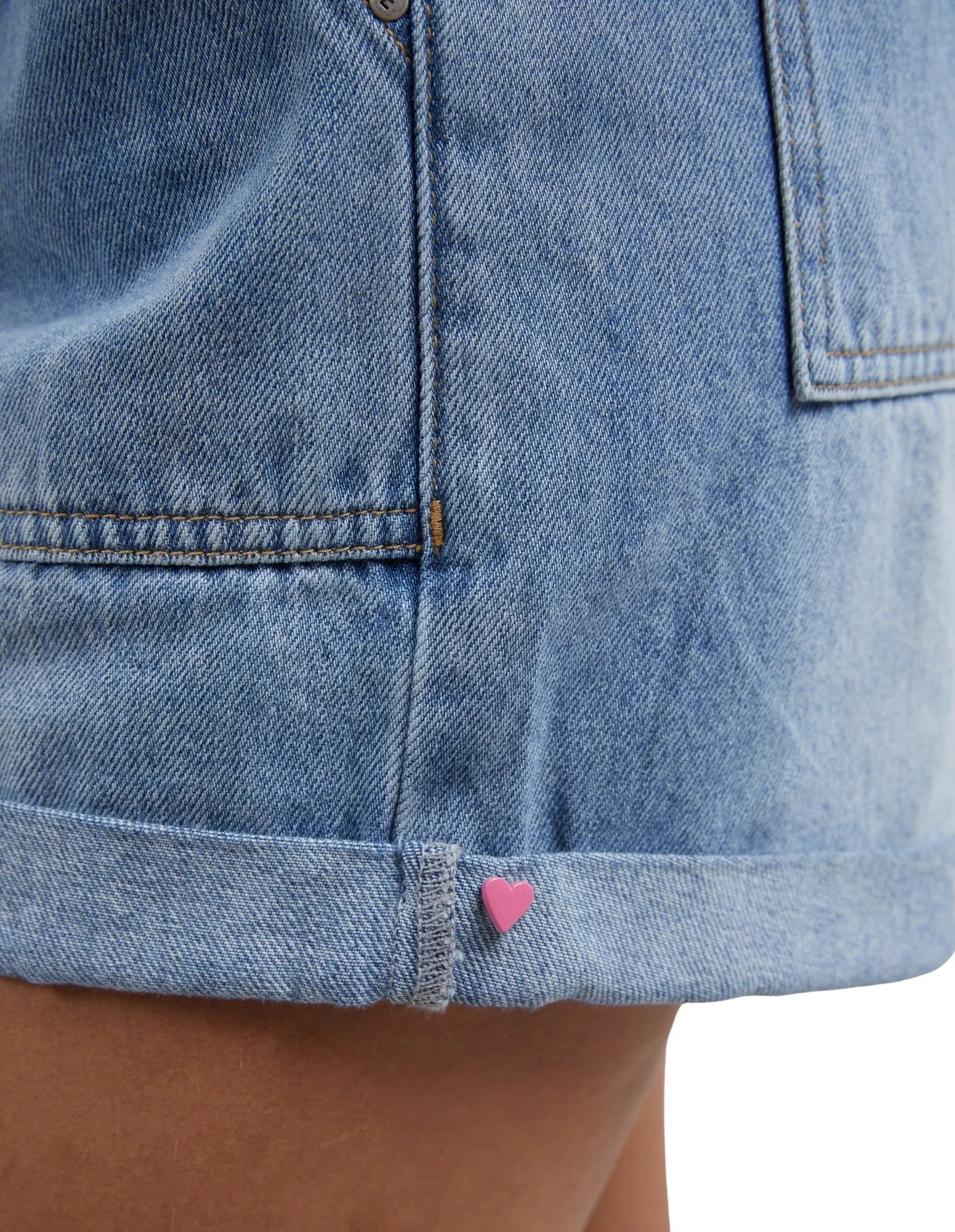 Elm - Emma Denim Short - Mid Blue Wash