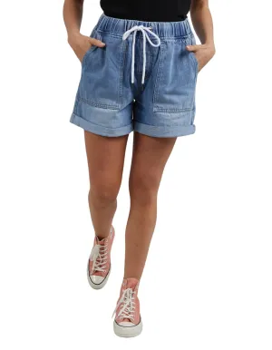 Elm - Emma Denim Short - Mid Blue Wash