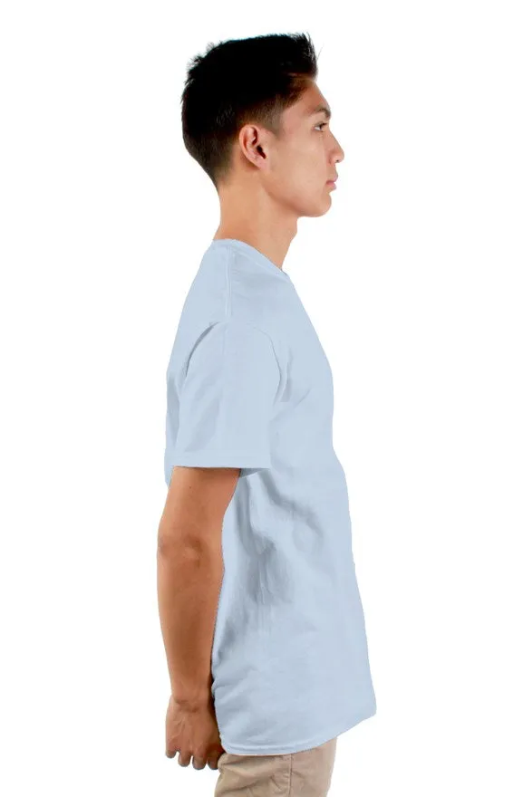 Embroidered MELK Logo T-Shirt (Light Blue)