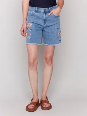 Embroidered Shorts