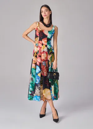 Emily floral midi dress