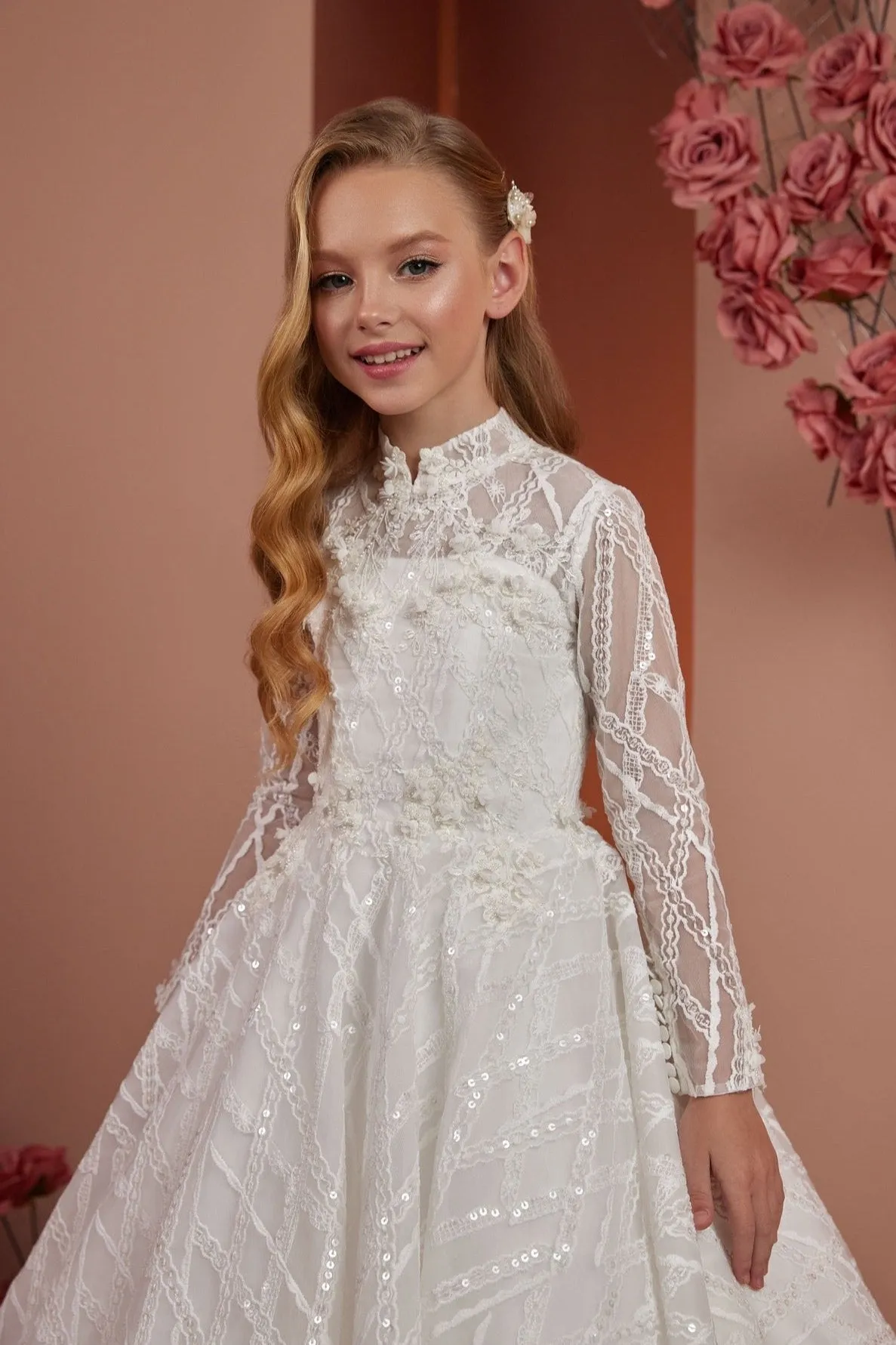 Enchanted Floral Elegance Dress