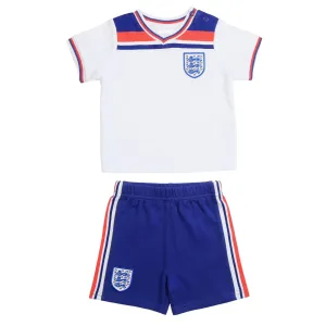 England Football 1982 Retro Home Baby T-Shirt & Shorts Set