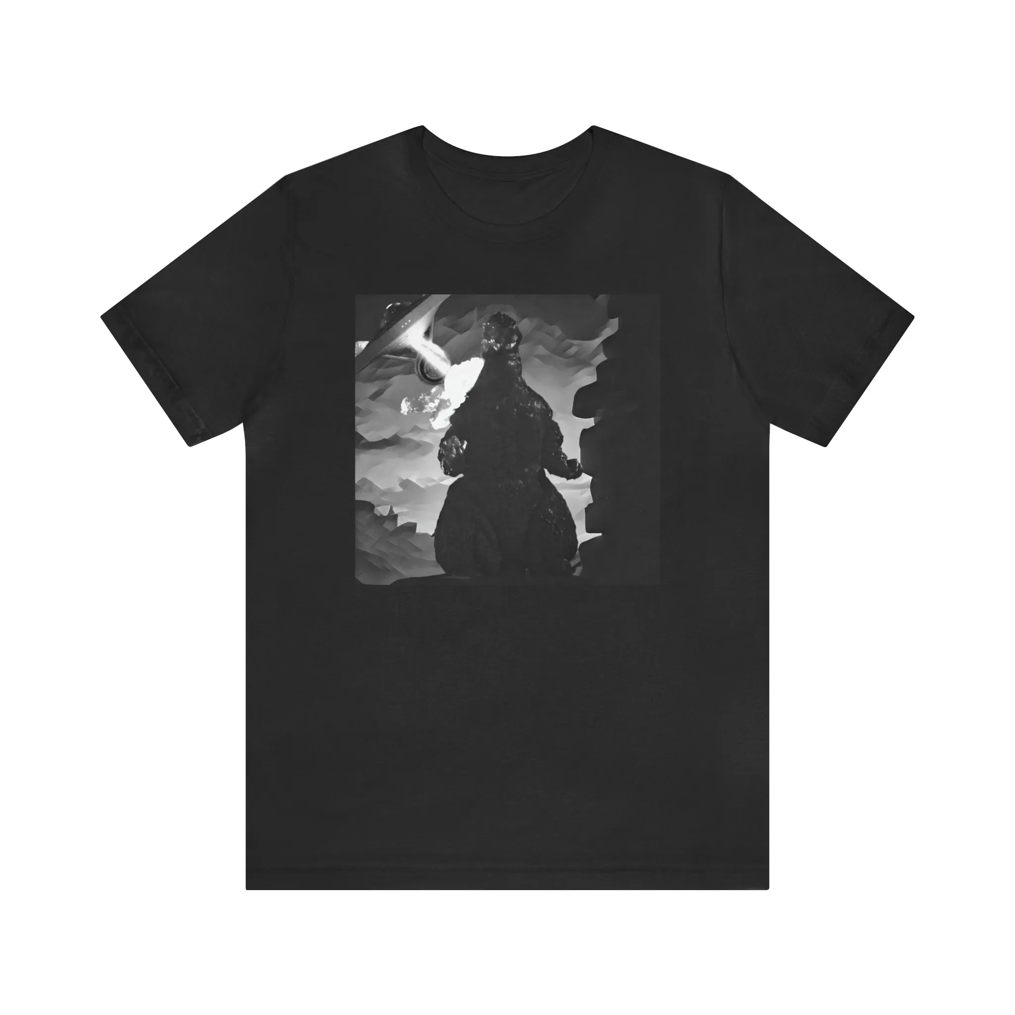 Enterprise vs Godzilla Short Sleeve Tee