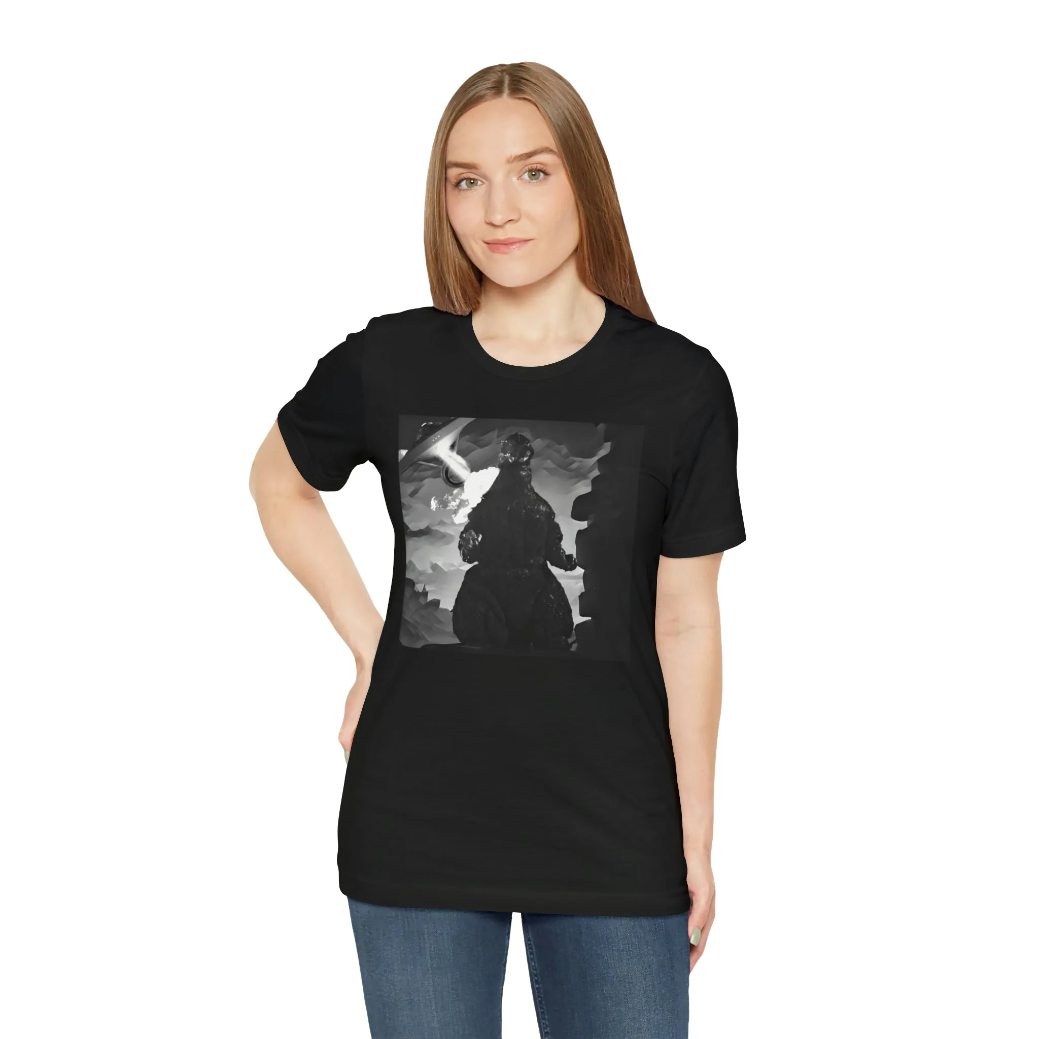 Enterprise vs Godzilla Short Sleeve Tee