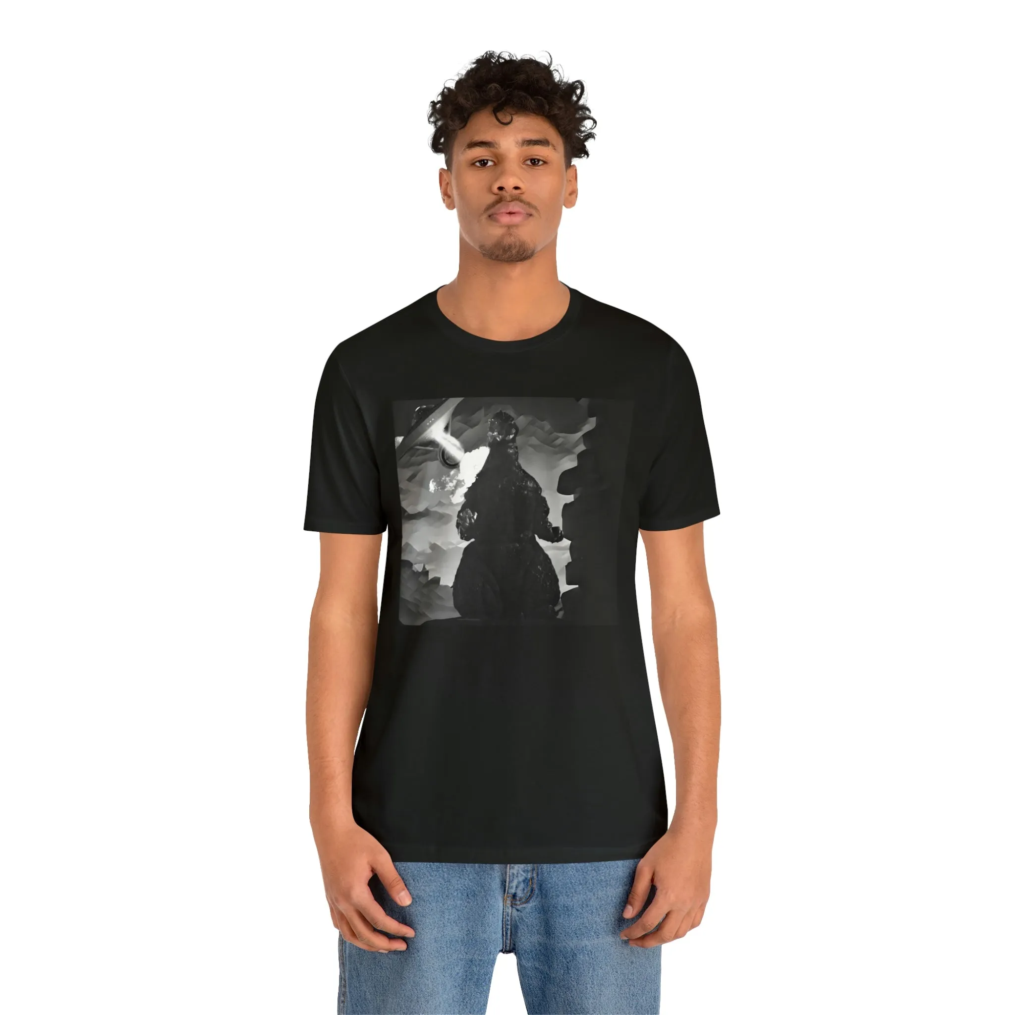 Enterprise vs Godzilla Short Sleeve Tee