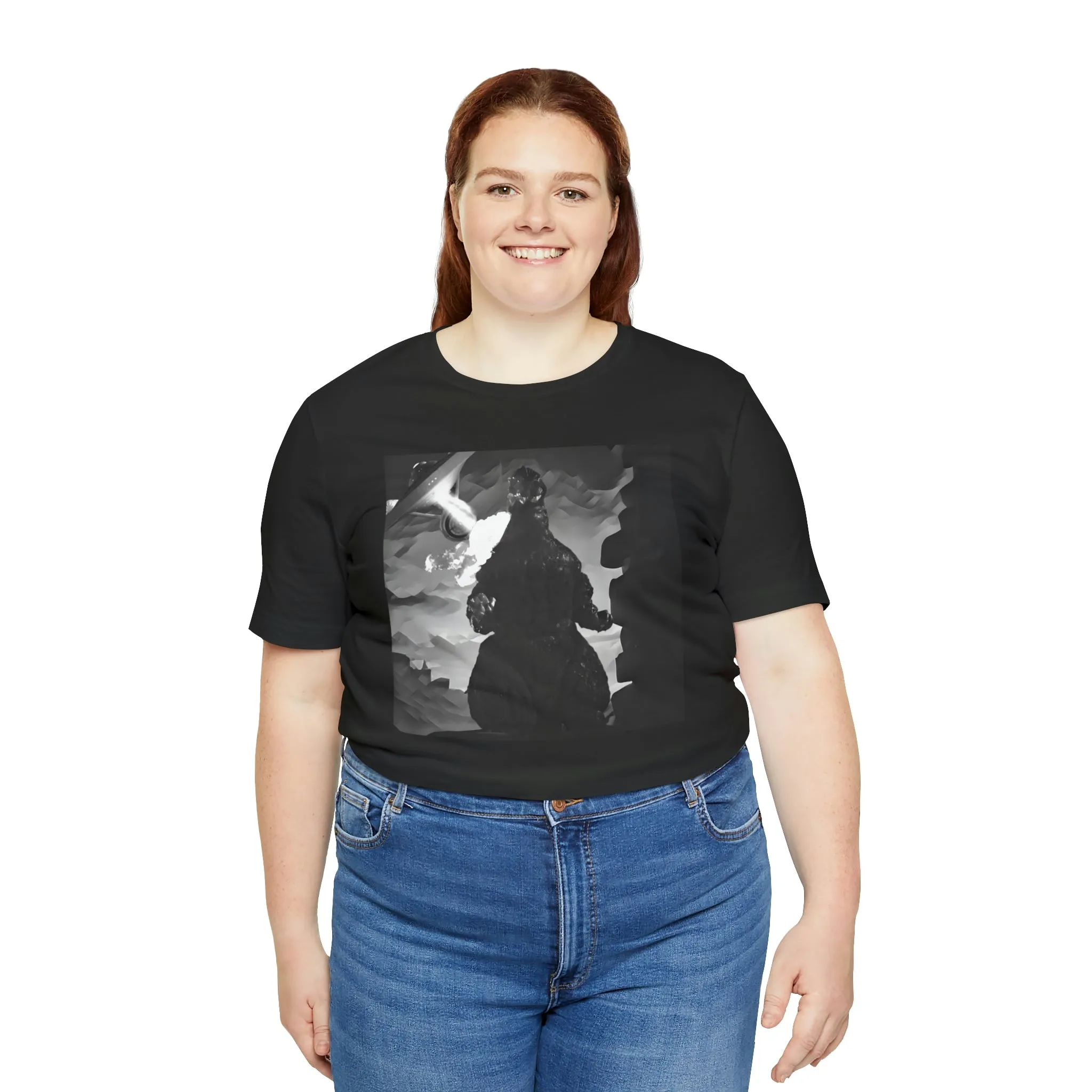 Enterprise vs Godzilla Short Sleeve Tee