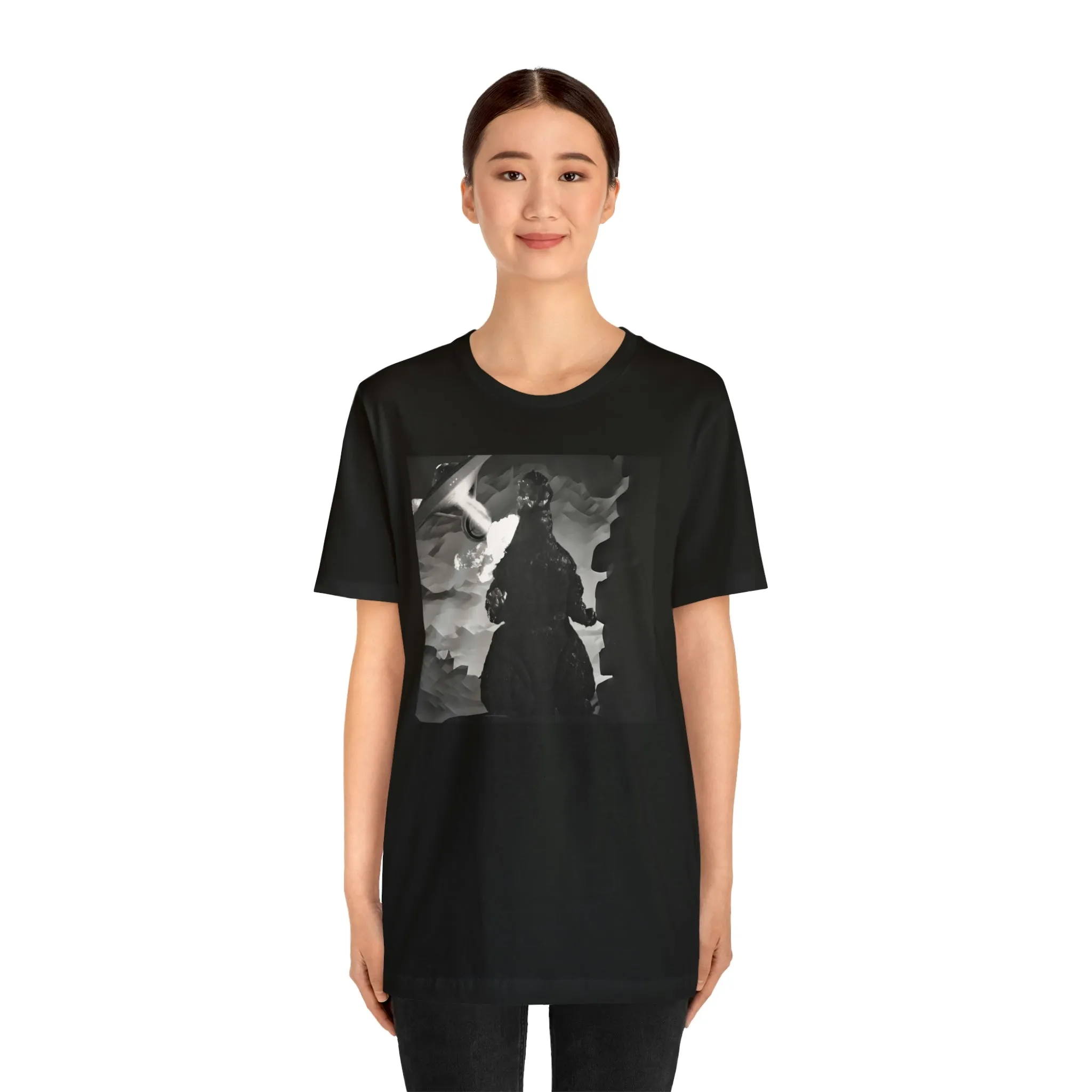 Enterprise vs Godzilla Short Sleeve Tee