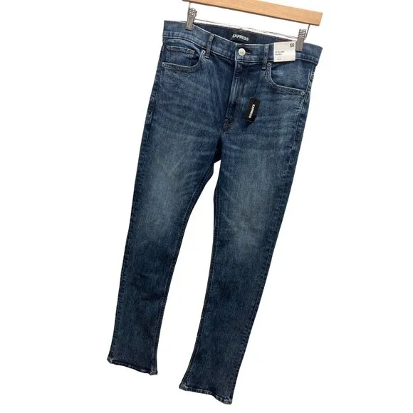 Express NWT Skyscraper High Rise Dark Wash Jeans