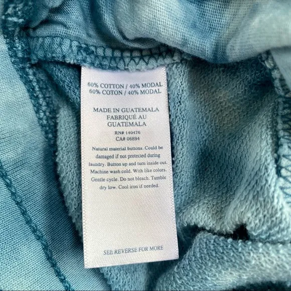 Faherty Majolica Blue Go Easy Tie Dye Shorts