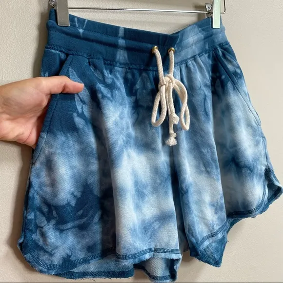 Faherty Majolica Blue Go Easy Tie Dye Shorts