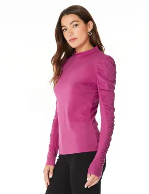 FINAL SALE Shirred Top