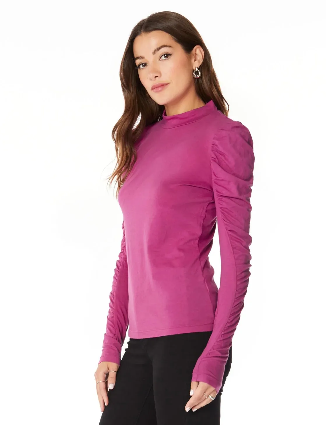 FINAL SALE Shirred Top
