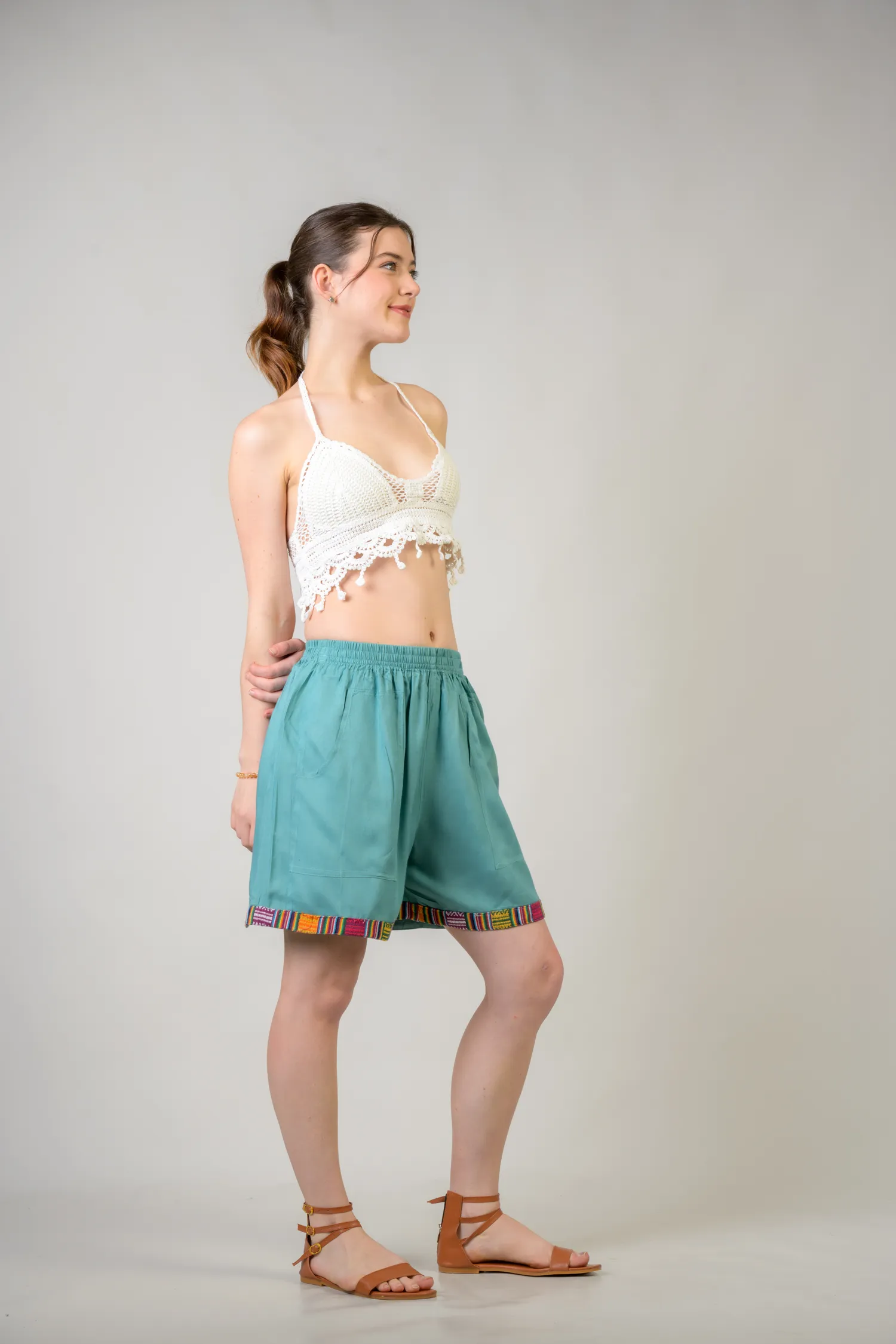 Fine Print Shorts