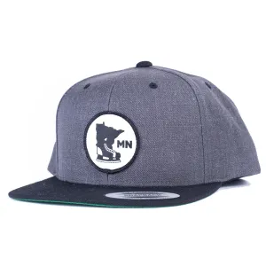 FLATBILL - DARK HEATHER/BLACK