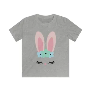 Floral Bunny Kids Softstyle Tee