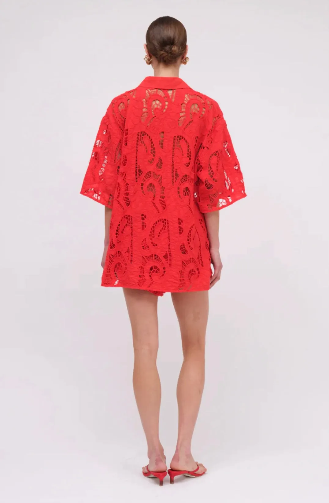 Florence Broderie Short RED