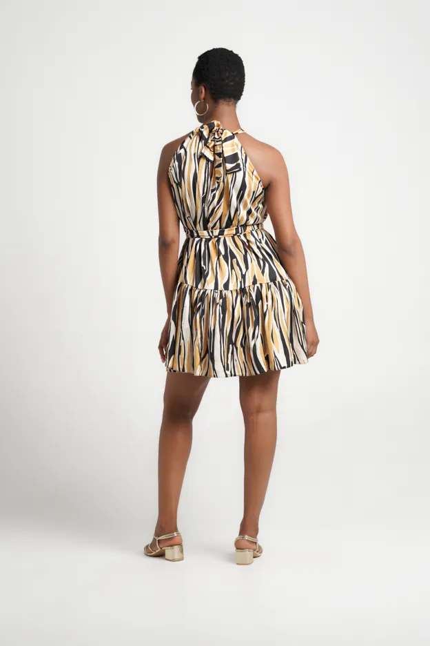 Fluidity Mini Dc Frill Dress