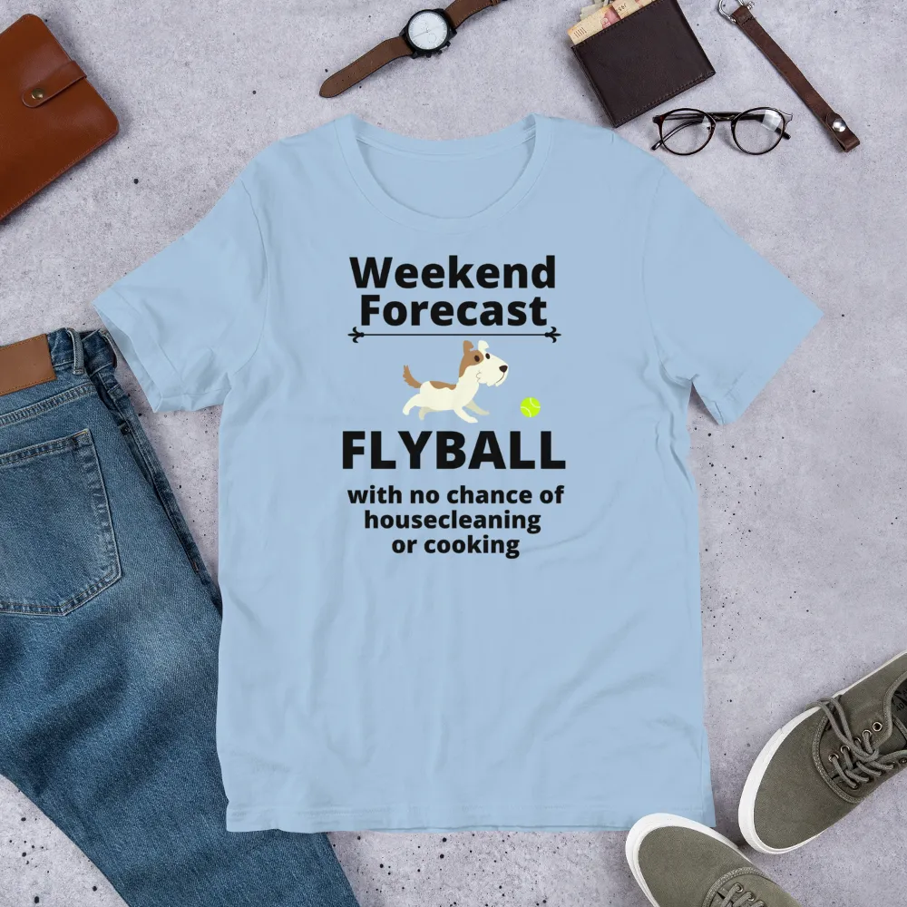 Flyball Weekend Forecast T-Shirts - Light