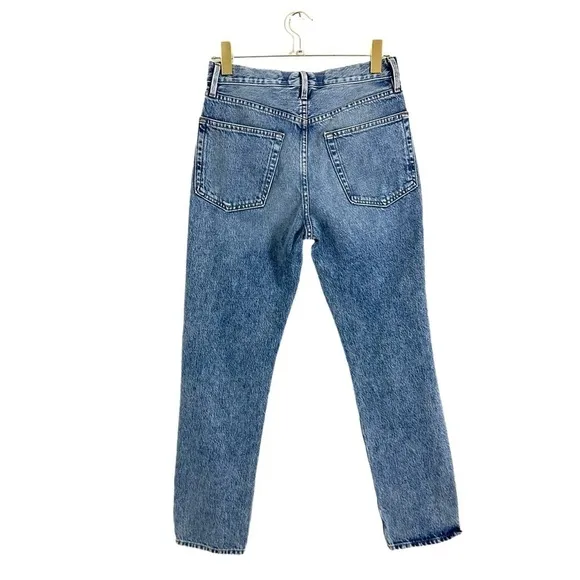 Frame Denim Le Original Slim-Straight Leg Jeans In Cascade Blue Size 26