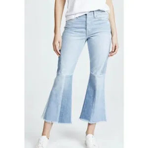 Frame Hurley Cropped Jeans Light Blue Denim