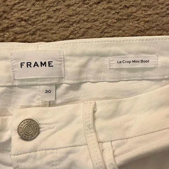 FRAME Le Crop Mini Boot Jeans Sz 30