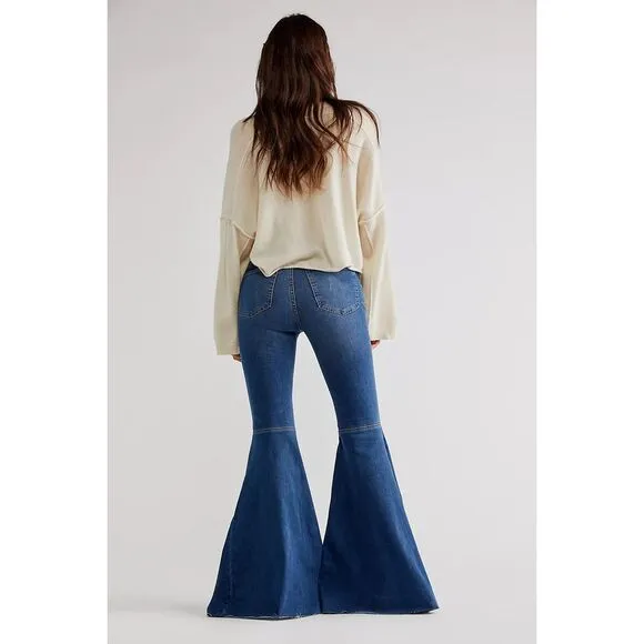 Free People Just Float On Flare Jeans Size 25