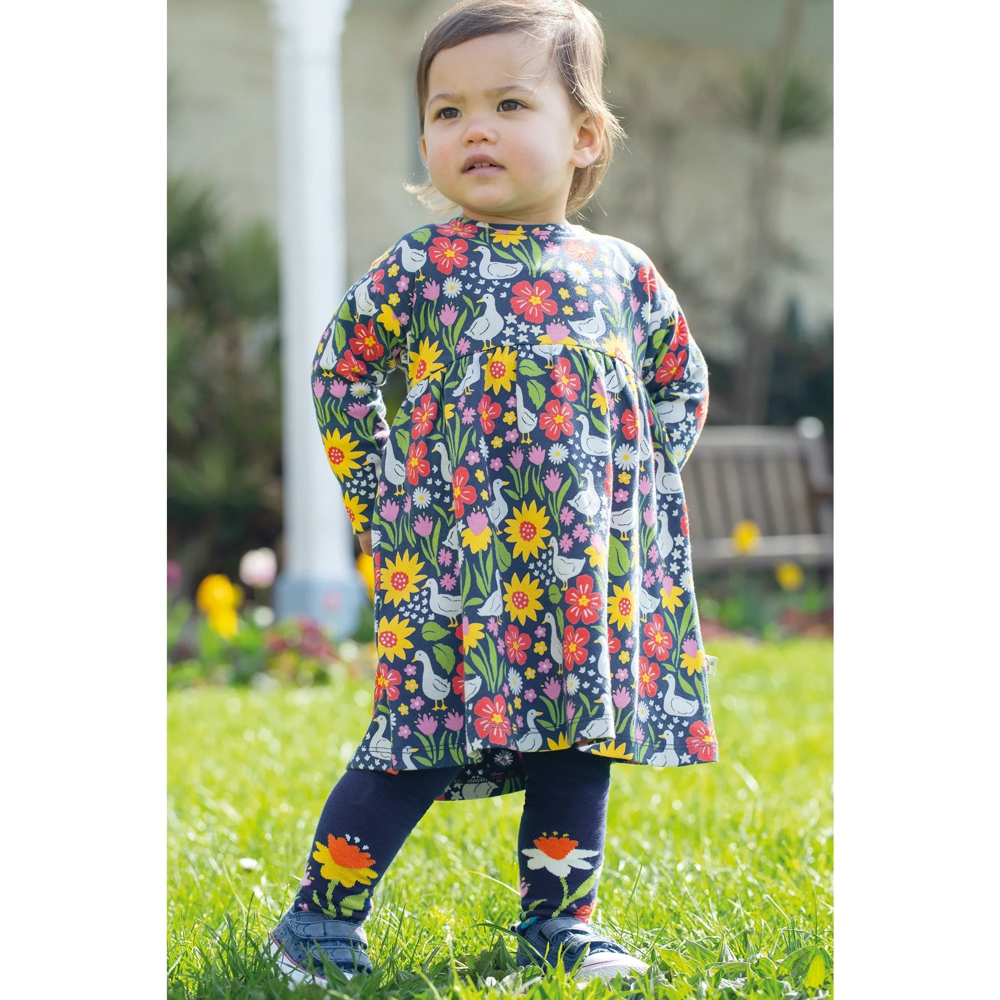 Frugi Little Amelia Dress Pi7bb Springtime Ducks