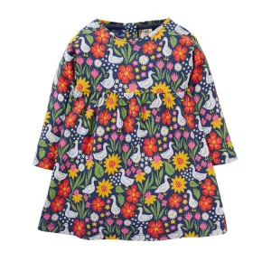 Frugi Little Amelia Dress Pi7bb Springtime Ducks