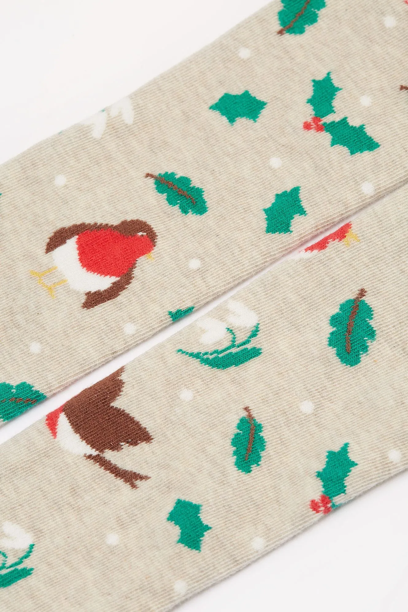 Frugi Norah Infant 2 Pack Tights Red Robin
