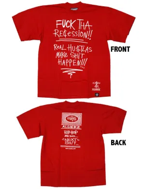 Fuck Tha Recession (red) T-Shirt