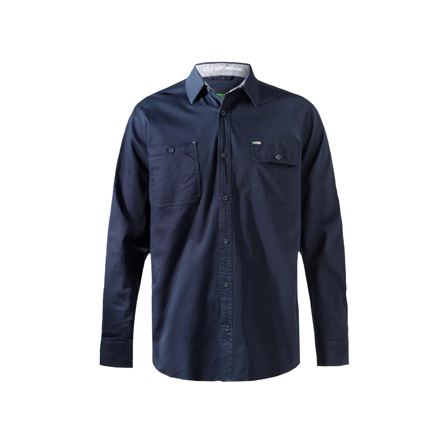 FXD Men's LSH-1 Long Sleeve Work Shirt - Navy
