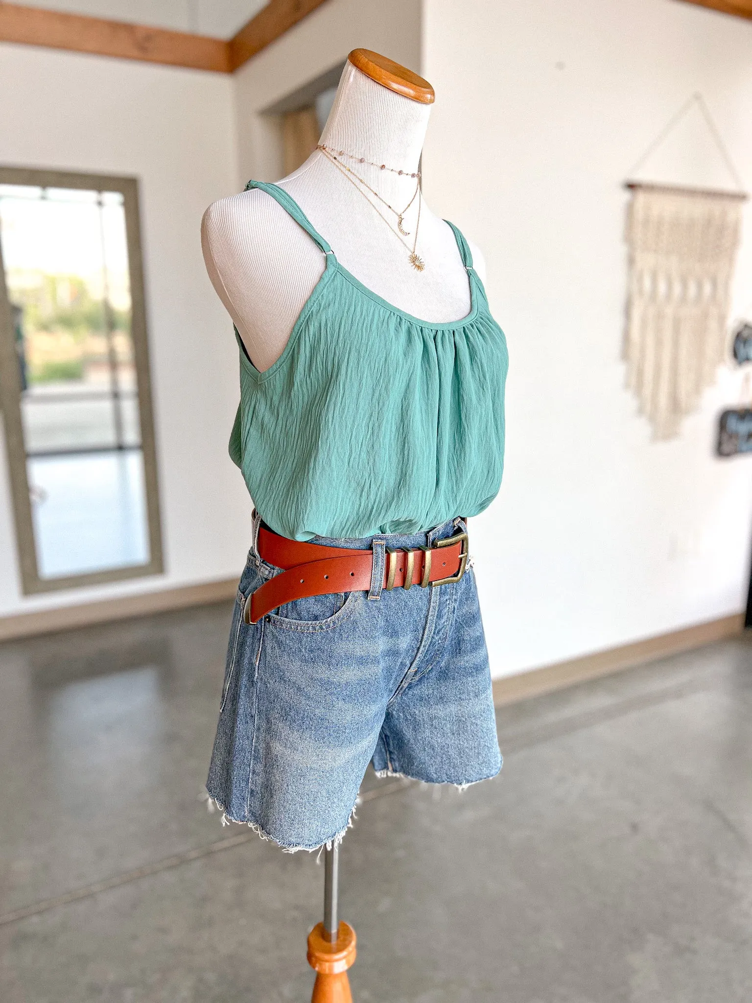 Gabbi Tank - Teal