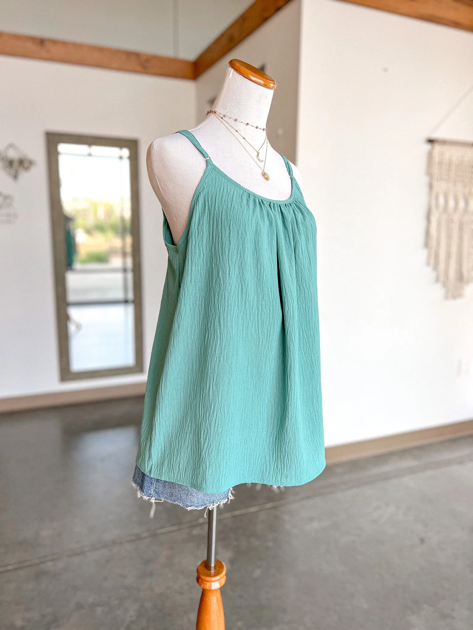 Gabbi Tank - Teal