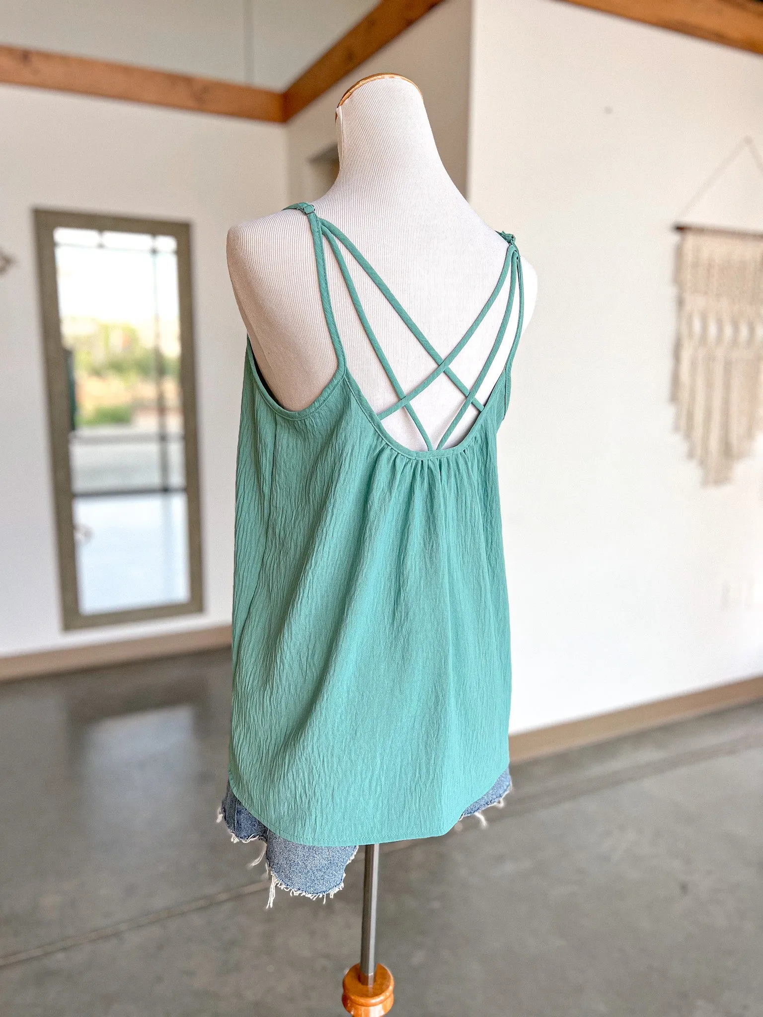 Gabbi Tank - Teal