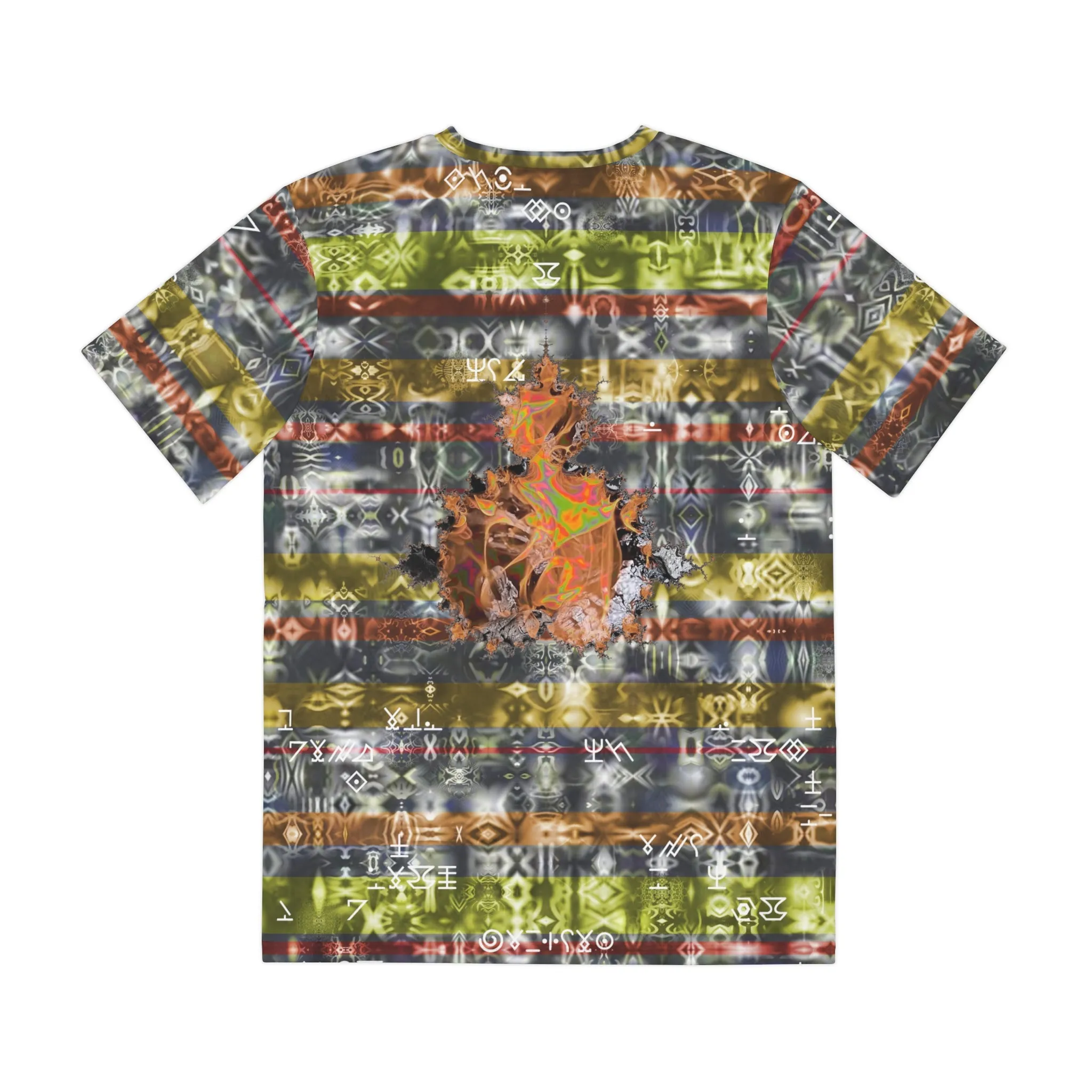 Galaxy Frog Fractal Cymagic cymatics Art Men's Tee (AOP) 0005