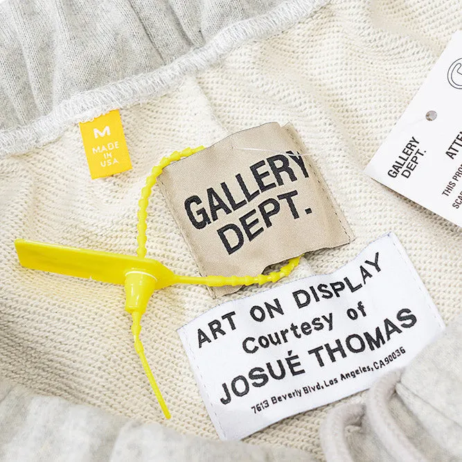 GALLERY DEPT. Grey Deep Logo Cotton Blend Joggers