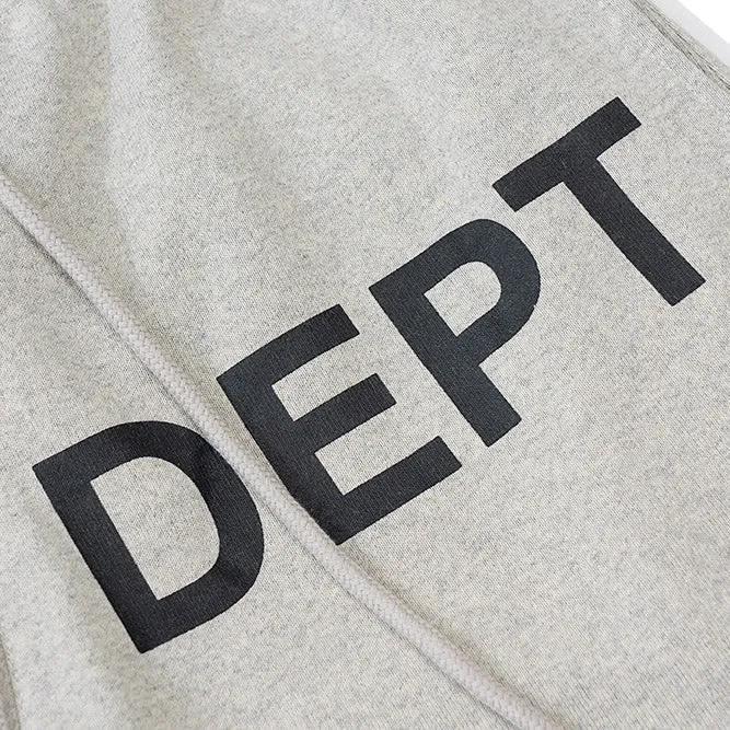GALLERY DEPT. Grey Deep Logo Cotton Blend Joggers