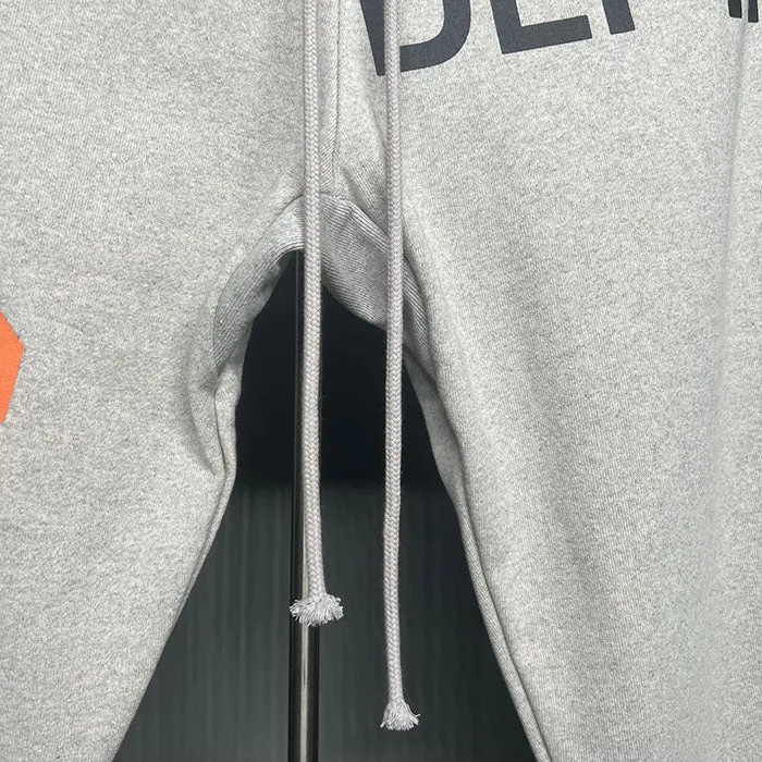 GALLERY DEPT. Grey Deep Logo Cotton Blend Joggers