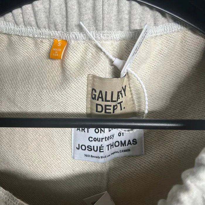 GALLERY DEPT. Grey Deep Logo Cotton Blend Joggers