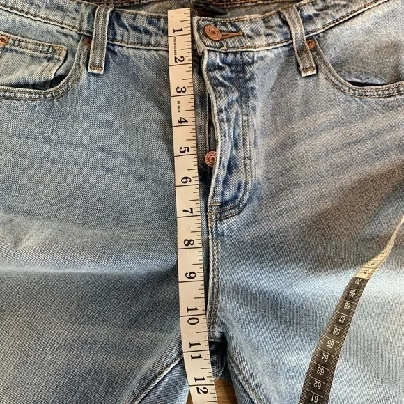 GAP Vintage High Rise Raw Hem Jeans Size 10