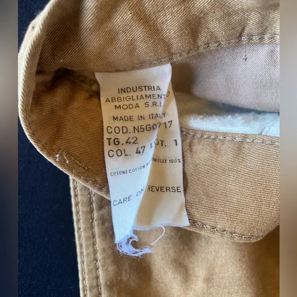 Georgio Armani Jeans Khaki Denim Skirt